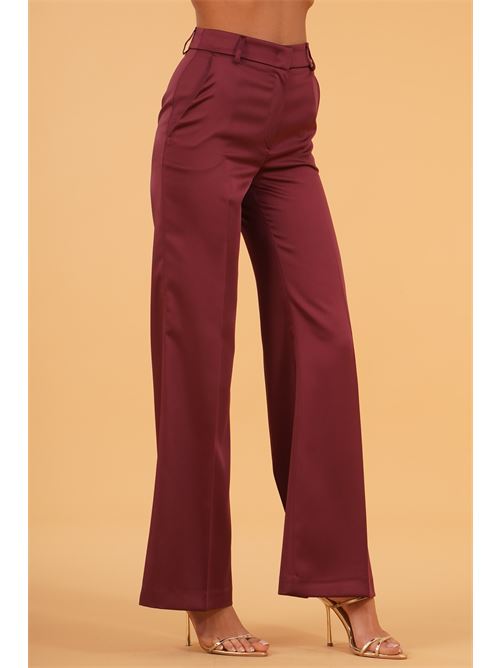 Pantalone in raso The First | ELLIOT 593/TFBORGOGNA